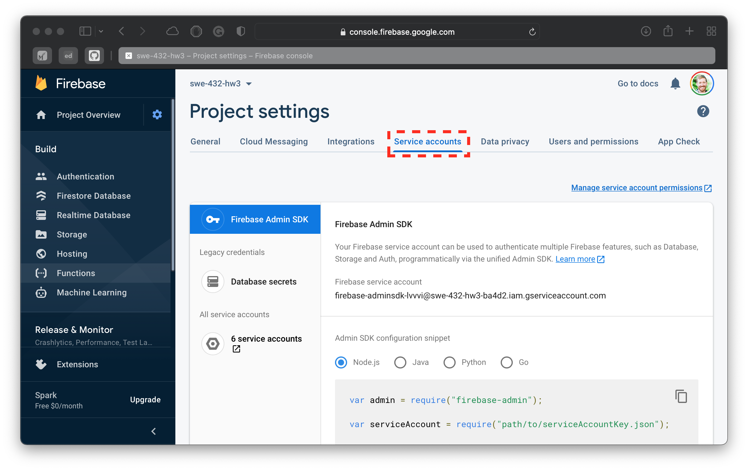 Splash screen navigating to AVD Manager